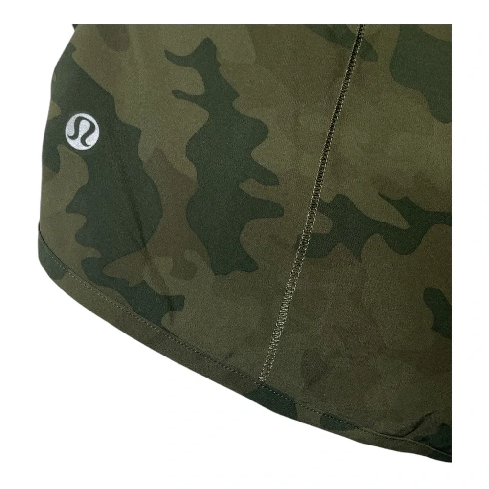 Lululemon Speed Shorts Savasana Camo Fatigue Green, Size 8 - Picture 4 of 4